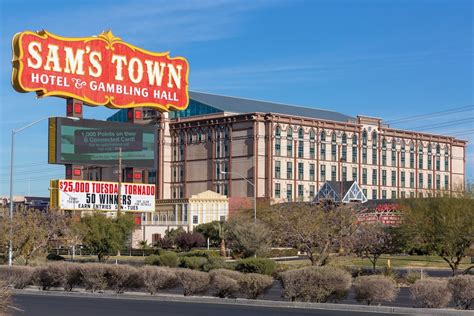 Sam's town hotel & gambling hall - Sam's Town offers a great selection of restaurants that feature a wide variety for everyone. Whatever your budget or taste, we have just what you're looking for! ... SAM'S TOWN HOTEL & GAMBLING HALL • 5111 BOULDER HIGHWAY • LAS VEGAS, NV 89122 • 702-456-7777 DON'T LET THE GAME GET OUT OF HAND. FOR ASSISTANCE CALL 1-800-GAMBLER.